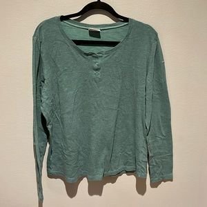 Extra large green Columbia long sleeve shirt
